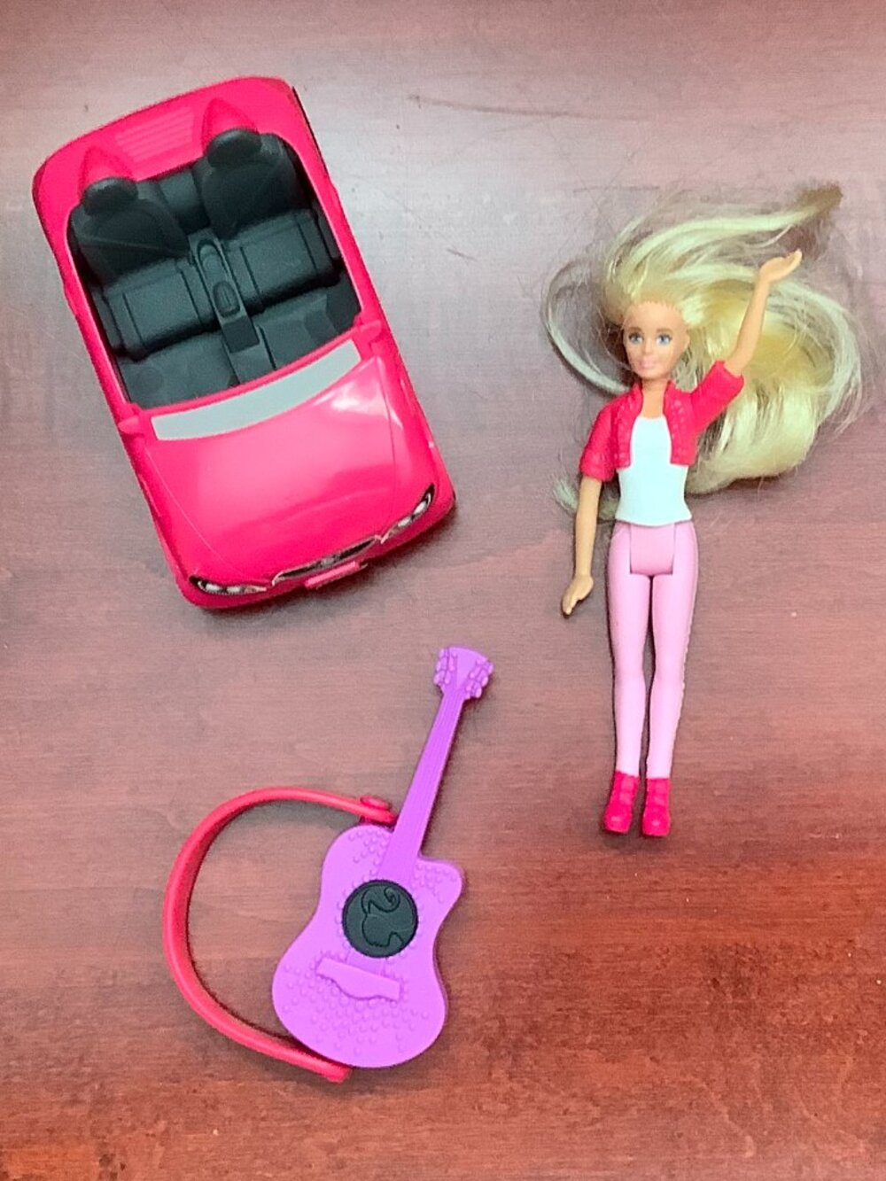 Barbie Life in the Dreamhouse lot Guitar Pink Car 2015 McDonald's